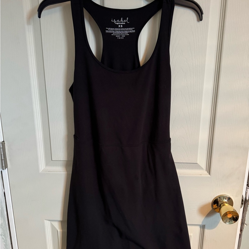 Maternity Isabel by Ingrid & Isabel Black Racerback Tank Dress XS